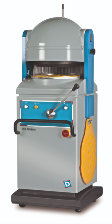 DR Robot Automatic Utbytbar delningsskiva, helautomatisk arbetscykel, justerbara trycktider, variabla avrundningstider, minne för upp till 10 delnings- och rundrivningsprogram DR Robot Automatic Utbytbar delningsskiva, helautomatisk arbetscykel, justerbara trycktider, variabla avrundningstider, minne för upp till 10 delnings- och rundrivningsprogram